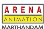 Arena Animation Marthandam logo